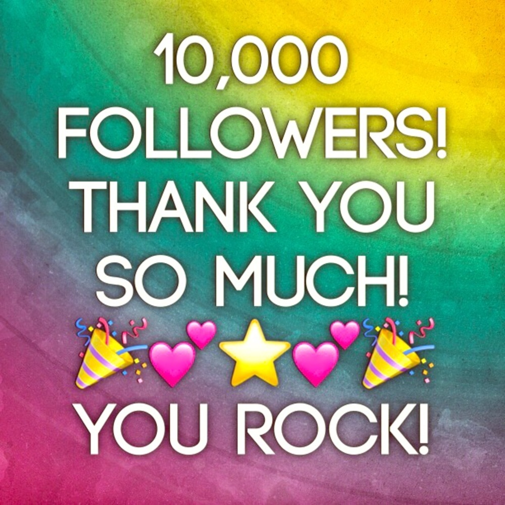 Thank you so much for helping me reach 10K+! ❤️